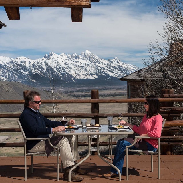 Deckside Dining Jackson Hole Traveler