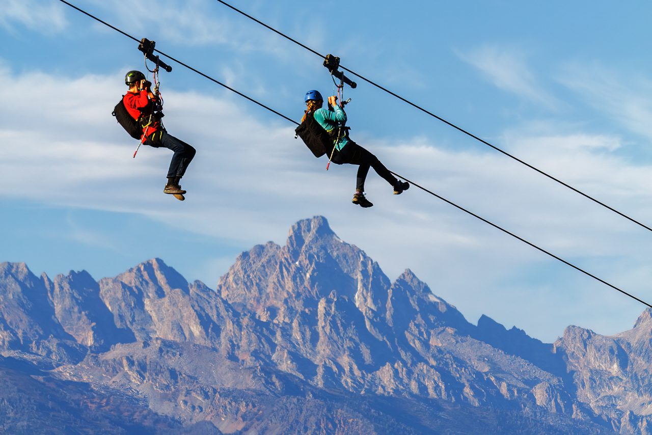 Snow King Resort Zip Line Jackson Hole Traveler
